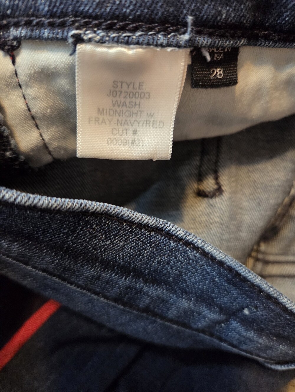 Excellent condition! Veronica Beard Carolyn Baby Boot Jeans Midnight, Size 28 - Picture 12 of 13
